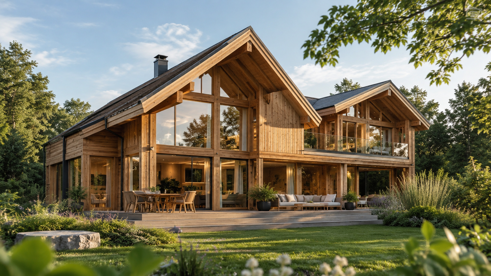Modernes Holzhaus